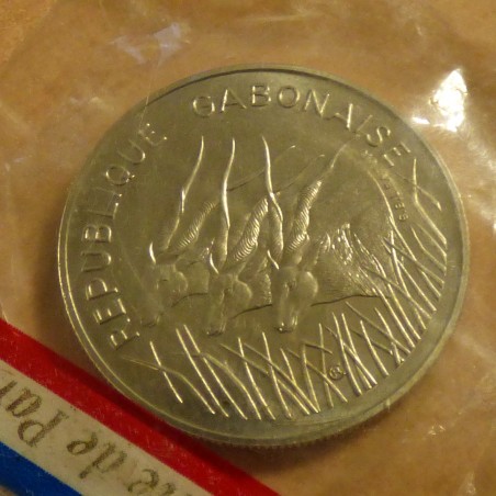 BEAC Gabon 100 francs 1975 Essai in original seal