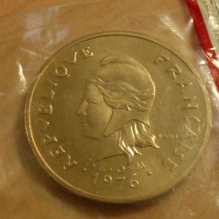 Nouvelle Calédonie 100 francs 1976 Essai sous scellé originel