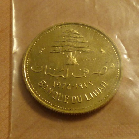 Liban 10 Piastres 1972 Essai in original seal