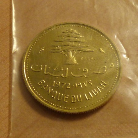 Liban 10 Piastres 1972 Essai sous scellé originel
