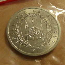 Djibouti 2 francs 1977...