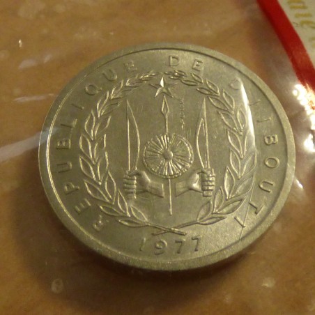 Djibouti 1 franc 1977 Essai in original seal