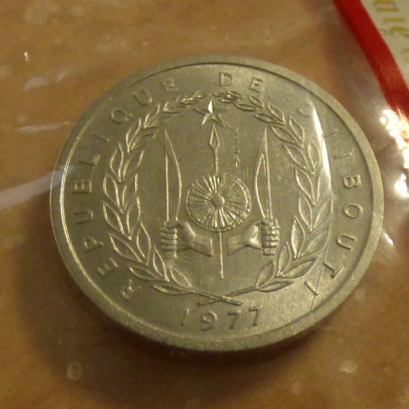Djibouti 1 franc 1977 Essai sous scellé originel