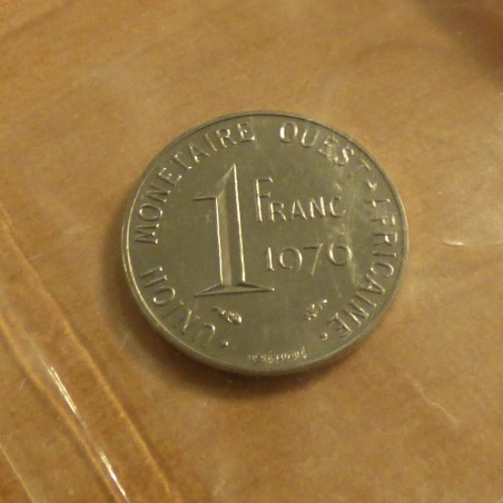 UMOA 1 franc 1976 Essai sous scellé originel