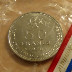 Comores 50 francs 1975...