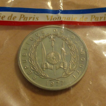 Djibouti 50 francs 1977 Essai in original seal
