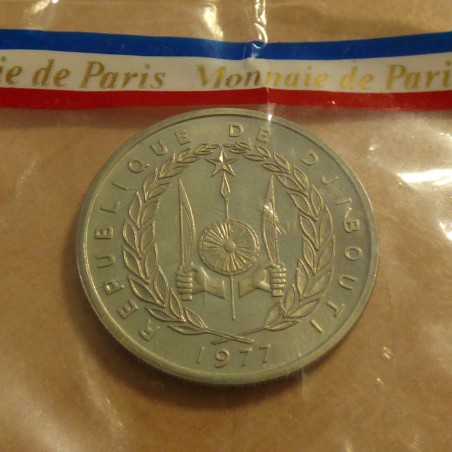 Djibouti 50 francs 1977 Essai sous scellé originel