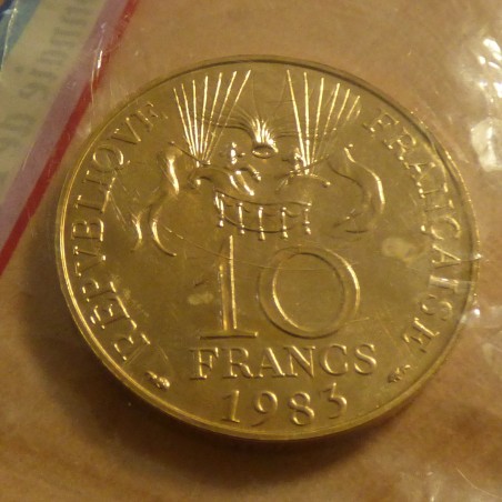 France 10 Francs 1983 Space ESSAI in original seal