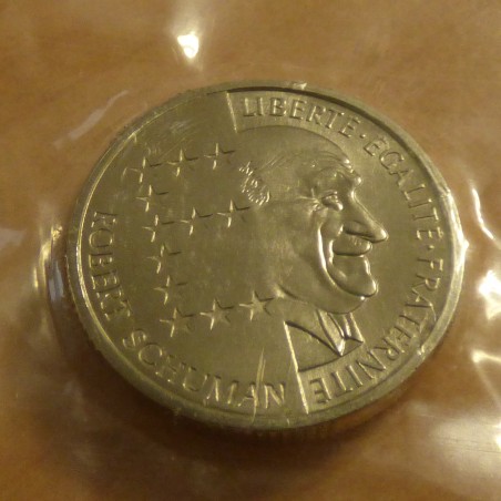 France 10 Francs 1986 Schuman ESSAI in original seal