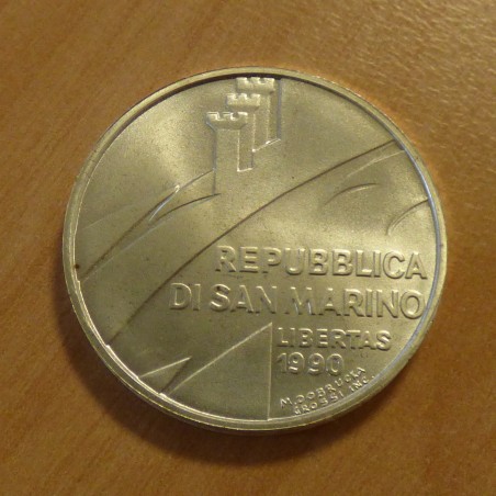 San Marino 10000 lira 1990 silver 83.5% (14.6 g) MS/STGL