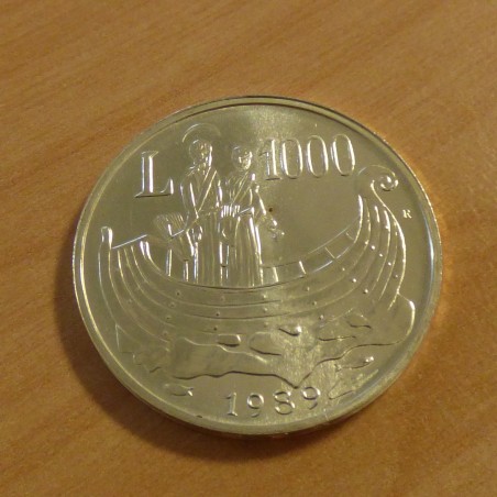 San Marino 10000 lira 1989 silver 83.5% (14.6 g) MS/STGL