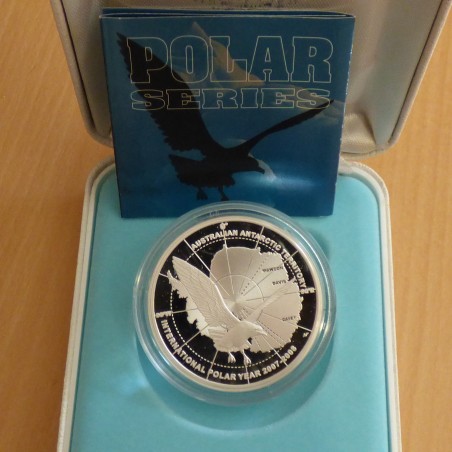 Australia 5$ RAM Polar Series Antarctic 2008 PROOF silver 1 oz 99.9% Box+CoA