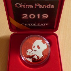 China 10 yuans Panda 2019...