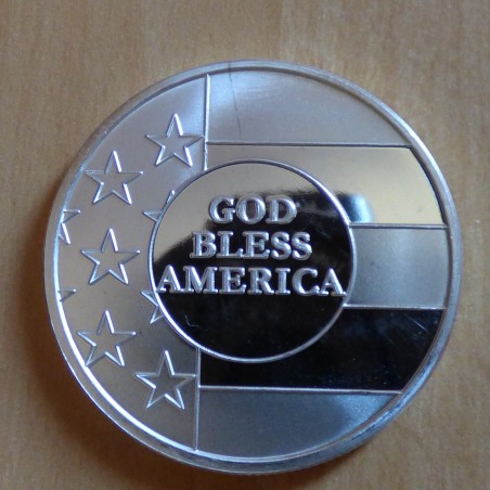 Ronde God Bless America 1 oz argent 99.9%