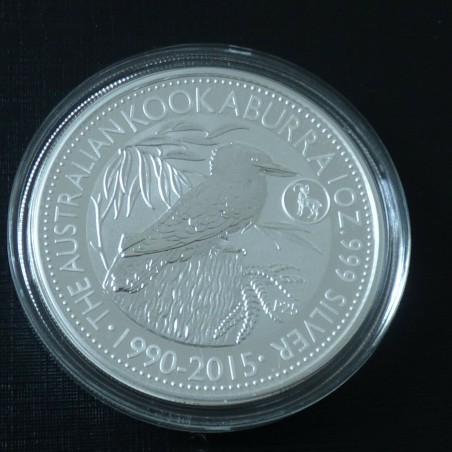 Australia 1$ Kookaburra 2015 privy goat silver 99.9% 1 oz