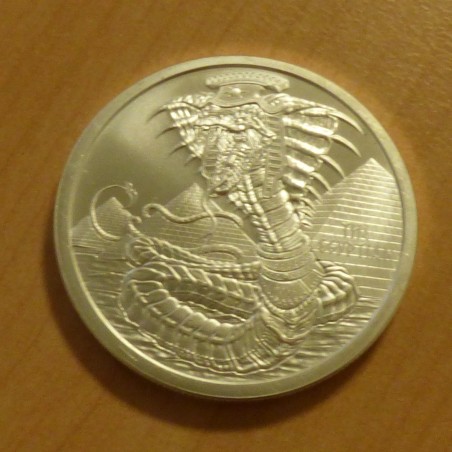 Round Egyptian Dragon silver 99.9% 1 oz