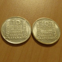 Lot de 2 pièces France 10...