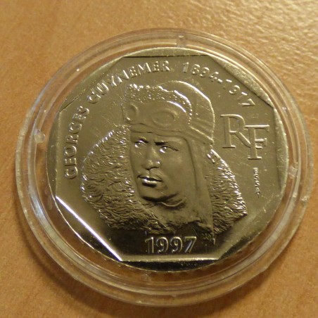 France 2 francs 1997 Guynemer ESSAI Nickel in capsule