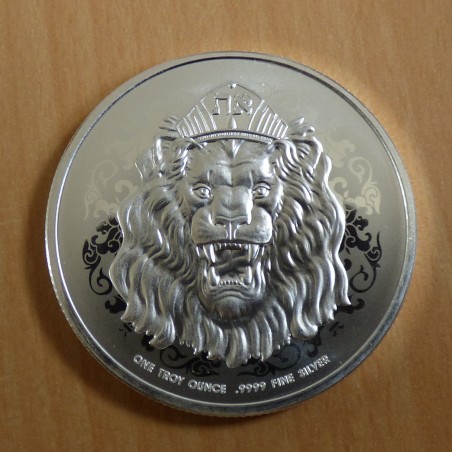 Niue 2$ 2021 Roaring Lion en argent 99.9% 1 oz