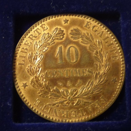 France 10 centimes 1898 Bronze 10g (SUP/VZ/EF)