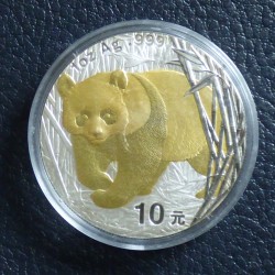 Chine 10 yuans Panda 2001...