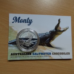 Australia 1$ Crocodile...