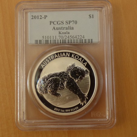 Australia 1$ Koala 2012 SP70 (PCGS) silver 99.9% 1 oz