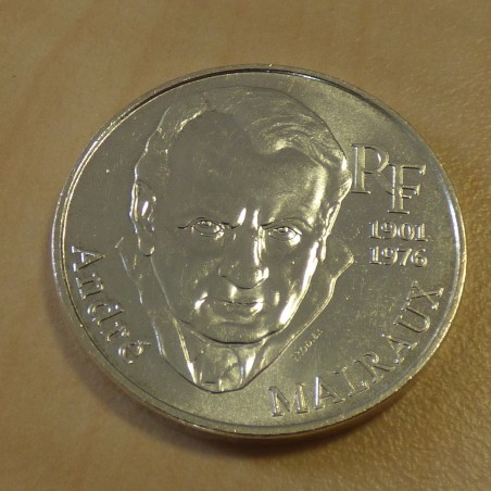 France 100 francs 1997 Malraux silver 90% (15 g) FSTGL/MS