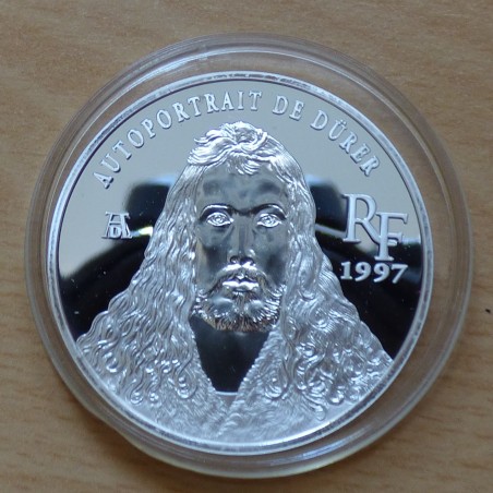 France 1.5 euros / 10 francs 1997 Dürer PROOF silver 90% (22.2 g)
