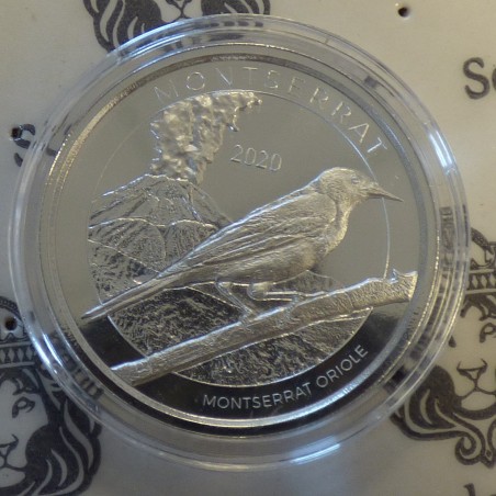 Eastern Caribbean 2$ 2020 Montserrat Oriole silver 99.9% 1 oz