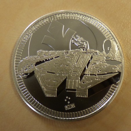 Niue 2$ 2021 Star Wars Millenium Falcon silver 99.9% 1 oz