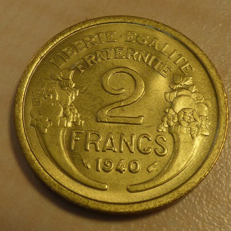 France 2 francs 1940 Morlon MS/FSTGL Cupro-aluminium
