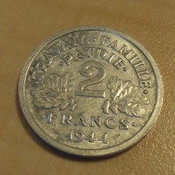 France 2 francs 1944B TTB++...