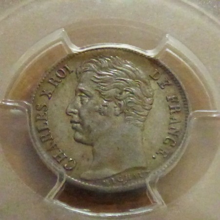 France 1/2 franc 1829A PCGS MS63 silver 90% 2.5 g (RARE+++)