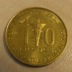Togo 10 francs 1957 SPL