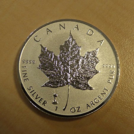Canada Maple Leaf 2018 privy Edison argent 99.99% 1 oz