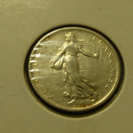 France 1 Franc 1912 Semeuse silver 83.5% (5g) VF+