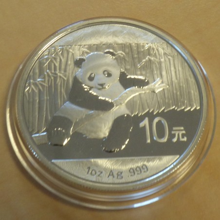 Chine 10 yuans Panda 2014 argent 99.9% 1 oz