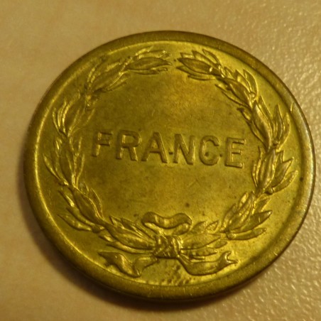 France 2 francs 1944 VZ+/EF+ Bronze-Aluminium