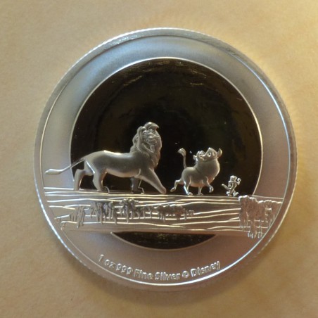 Niue 2$ Lion King 2021 Timon Pumbaa silver 99.9% 1 oz