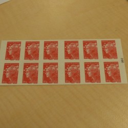 carnet de 12 timbres Lettre...