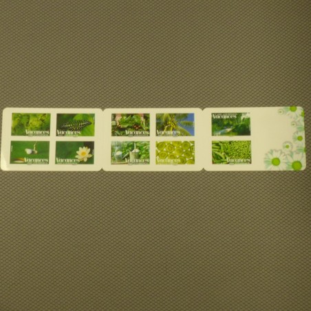 carnet de 10 timbres Lettre Prioritaire France Bonnes Vacances