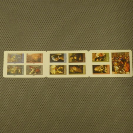 carnet de 10 timbres Lettre Prioritaire France Chef D'Oeuvres Peinture