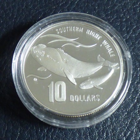 Australie 10$ Baleine 1996 PROOF argent 92.5% (20g)