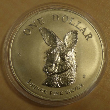 Australie 1$ Kangourou RAM 1995  argent 99.9% 1 oz