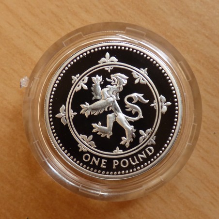 UK 1£ Scotland Lion 1994 PROOF silver 92.5% (9.5 g) in capsule