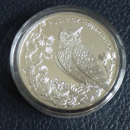 Pologne 20 zloty 2005 Hibou BUBO PROOF argent 92.5% (28 g)