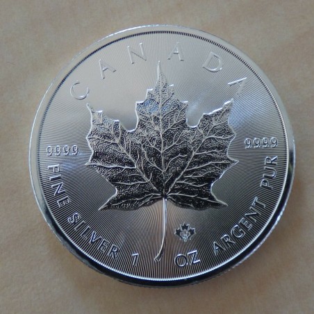 Canada 5$ Maple Leaf 2014 argent 99.99% 1 oz