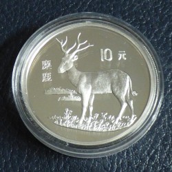 Chine 10 yuans 1994 Cerf...
