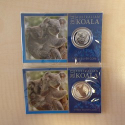 2* Australia 10 cents Koala...